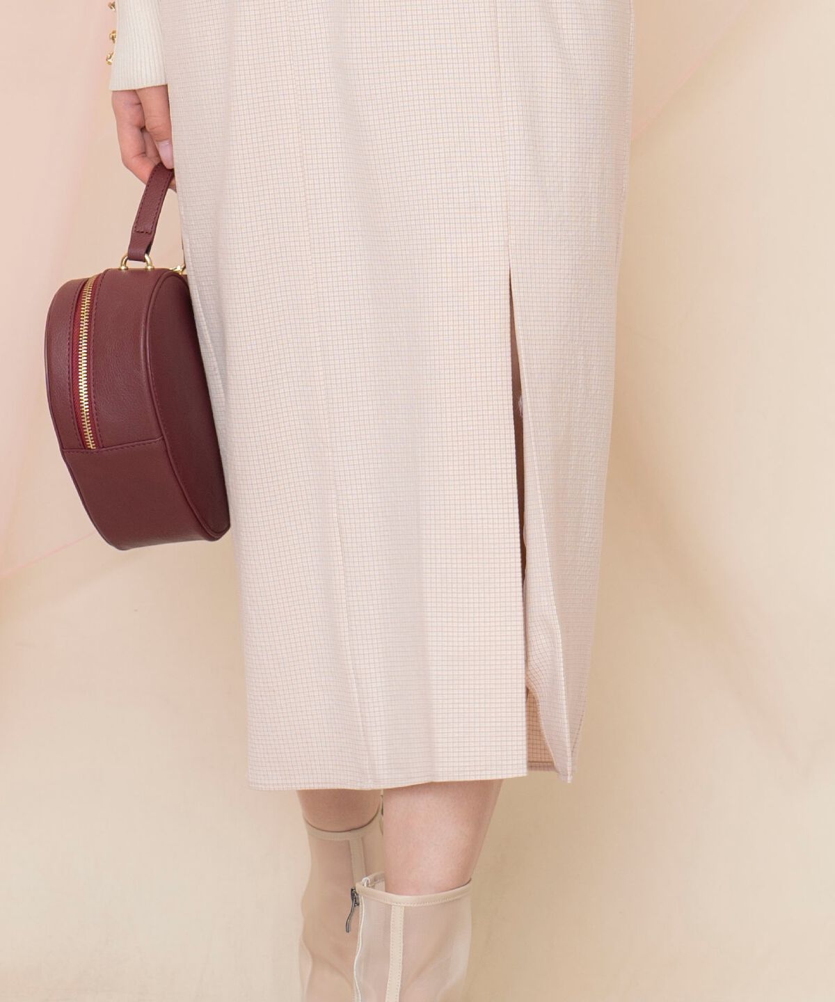 WILLSELECTION「フリルショルダースリットワンピース」|ワンピース|