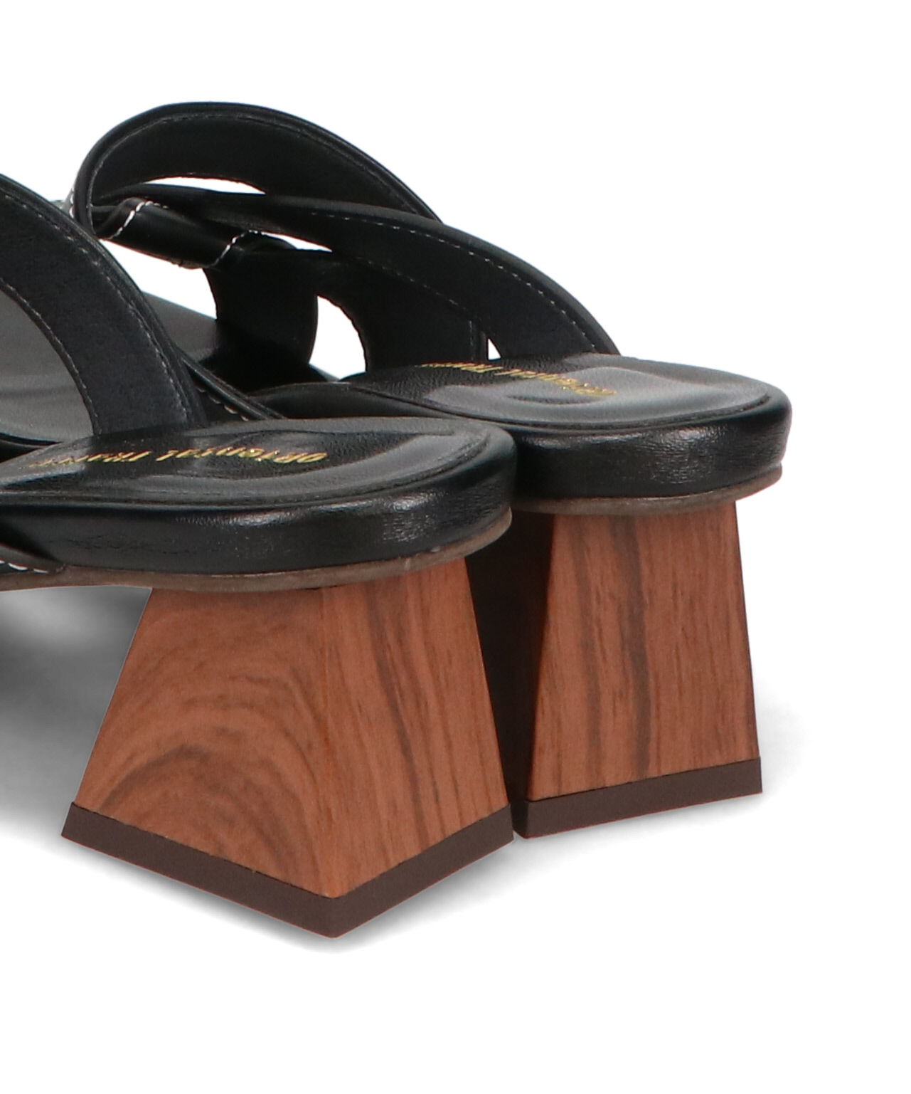 ORiental TRaffic「ウッドヒールクロスリボンサンダル/51209 サンダル 人気 トレンド」|サンダル|