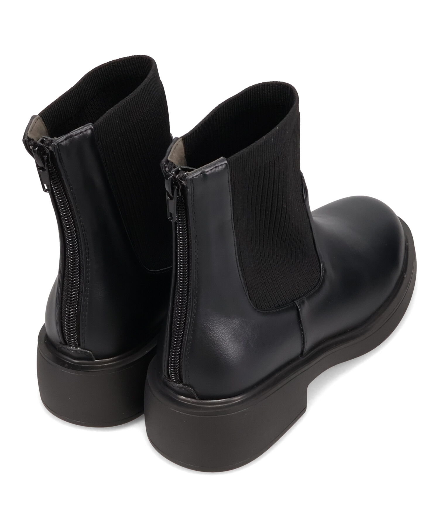 WA Oriental TRaffic「リブニットバックジップブーツ/52407」|ショートブーツ|