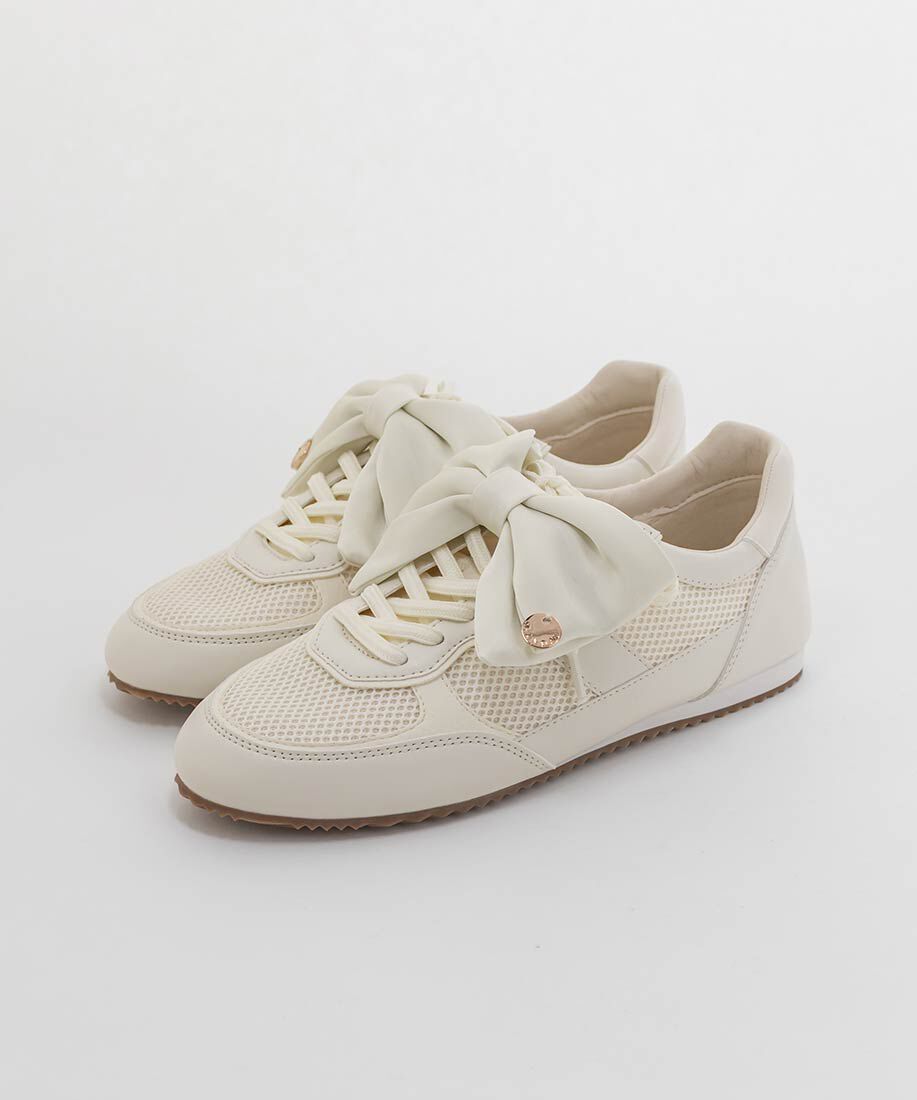 「2WAY サテンリボンロープロファイルスニーカー」|スニーカー|