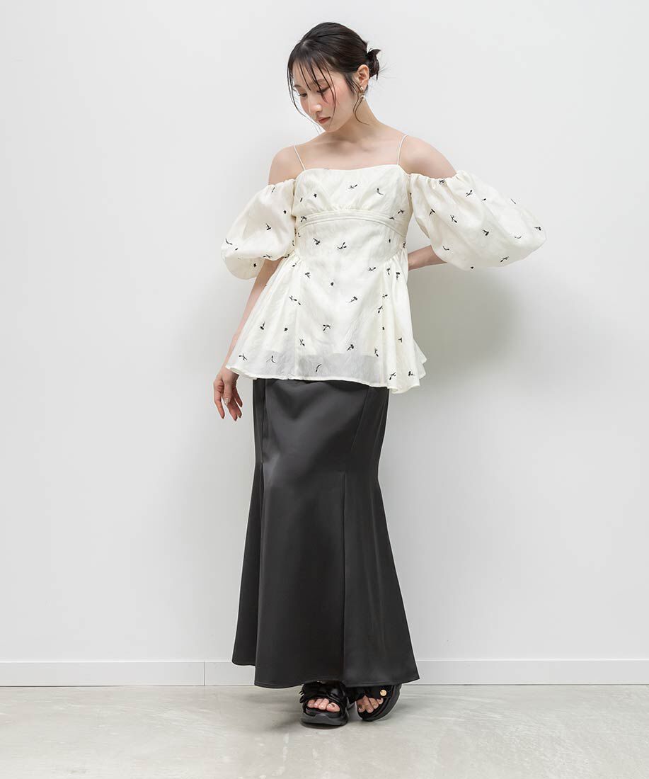  「サテンリボンスポーツサンダル」|サンダル|