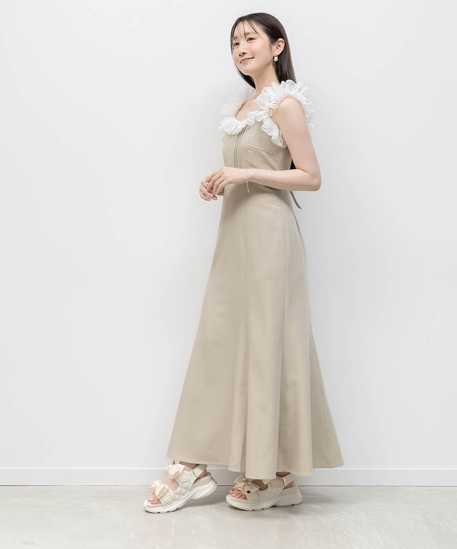  「サテンリボンスポーツサンダル」|サンダル|