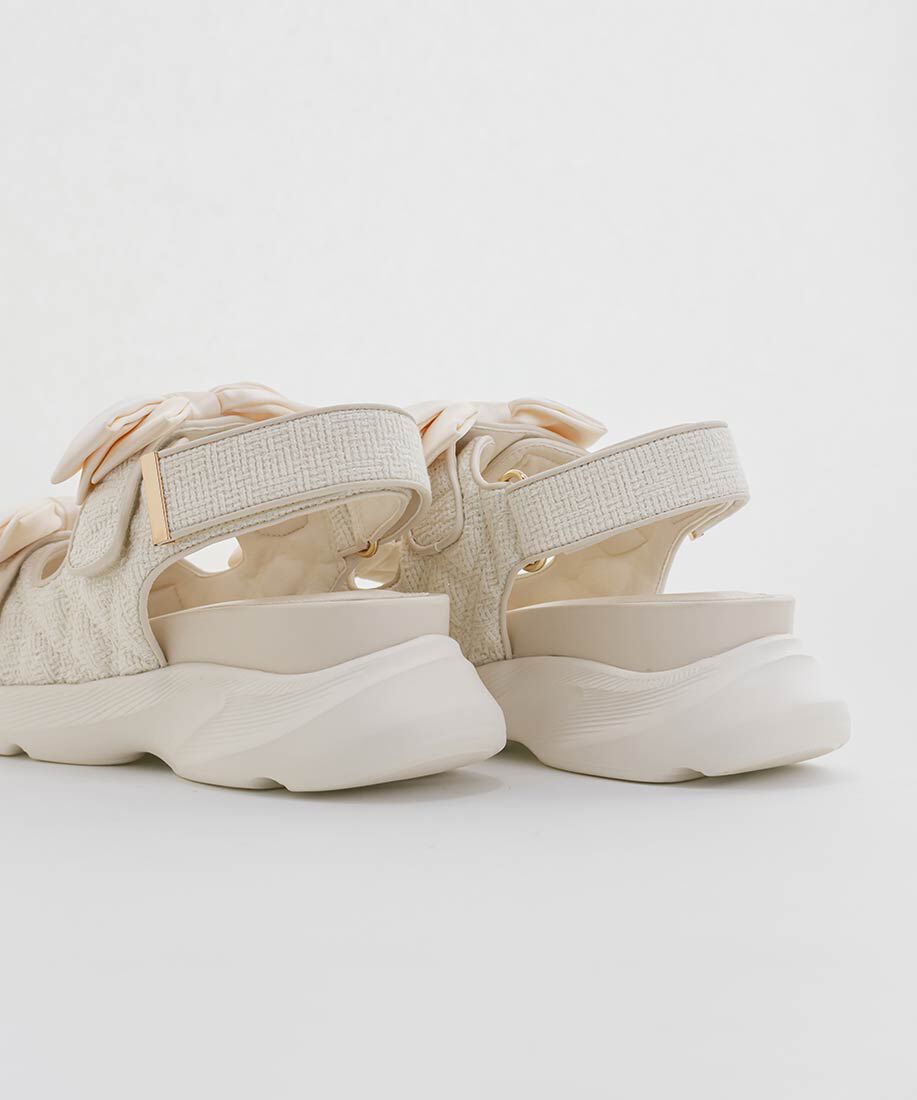  「サテンリボンスポーツサンダル」|サンダル|