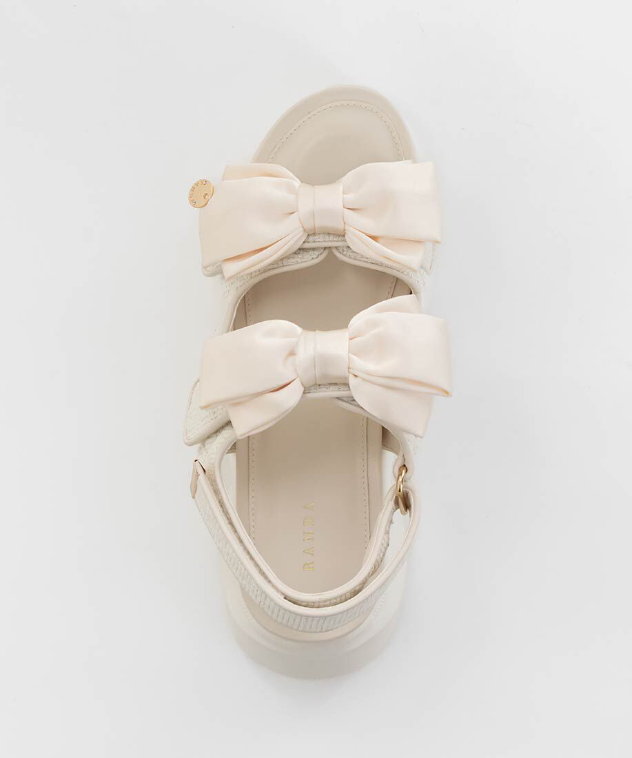  「サテンリボンスポーツサンダル」|サンダル|