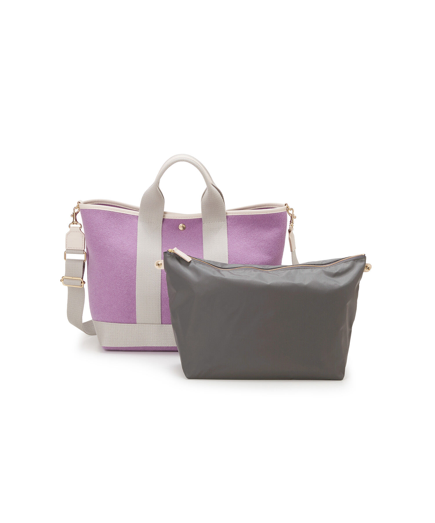 TOPKAPI BREATH「【Breath TOPKAPI】イタリアンフェルト ショルダー付 A4 トートバッグ L」|トートバッグ|