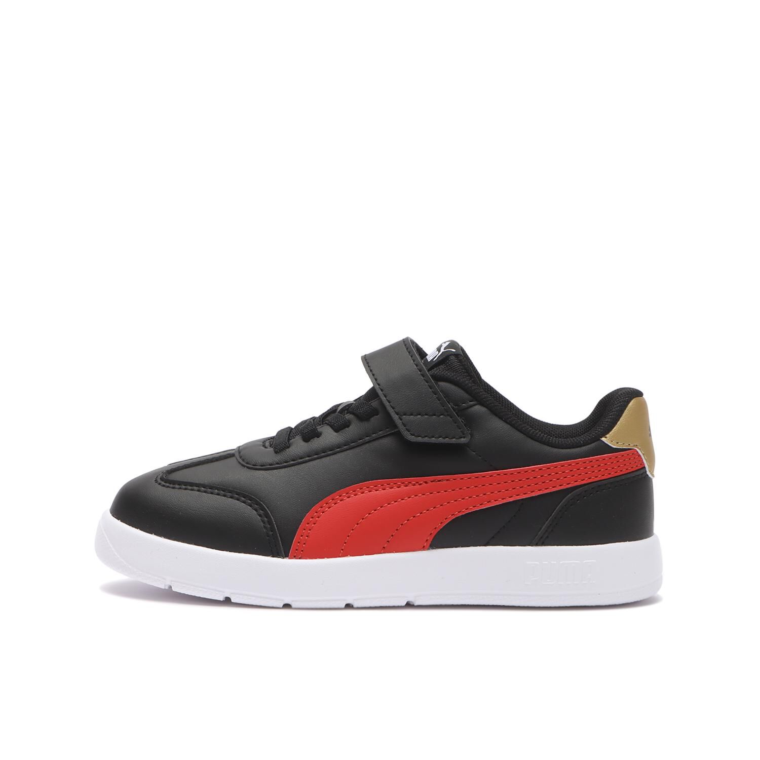 PUMA「【PUMA】17-21 COURTFLEX V3 T2 AC+PS」|スニーカー|ブラック
