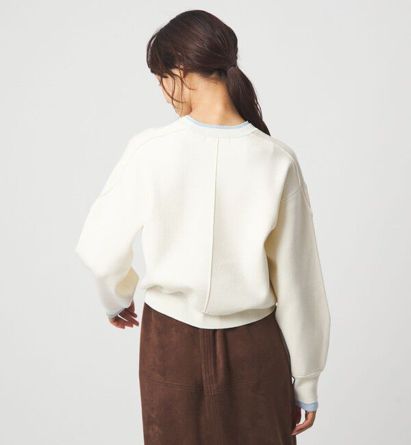 EMMEL REFINES「＜EMMEL REFINES＞EM HW スウェットライク ニット プルオーバー」|ニット・セーター|