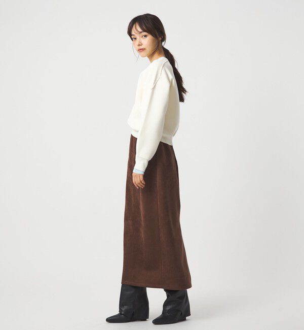 EMMEL REFINES「＜EMMEL REFINES＞EM HW スウェットライク ニット プルオーバー」|ニット・セーター|