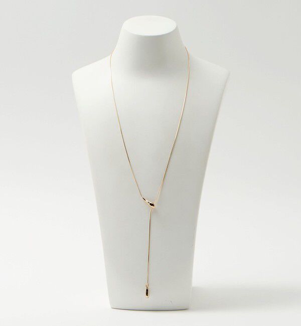 BEAUTY&YOUTH UNITED ARROWS「メタルドロップ スライダーネックレス」|ネックレス|
