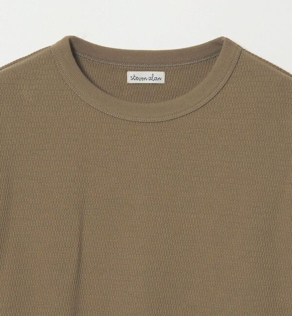 STEVEN ALAN「＜Steven Alan＞ ラダー サーマル クルーネック カットソー NARROW」|Tシャツ・カットソー|