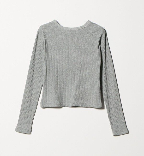 BEAUTY&YOUTH UNITED ARROWS「【WEB限定】ランダムリブ ヘンリーネック スナッププルオーバー」|Tシャツ・カットソー|