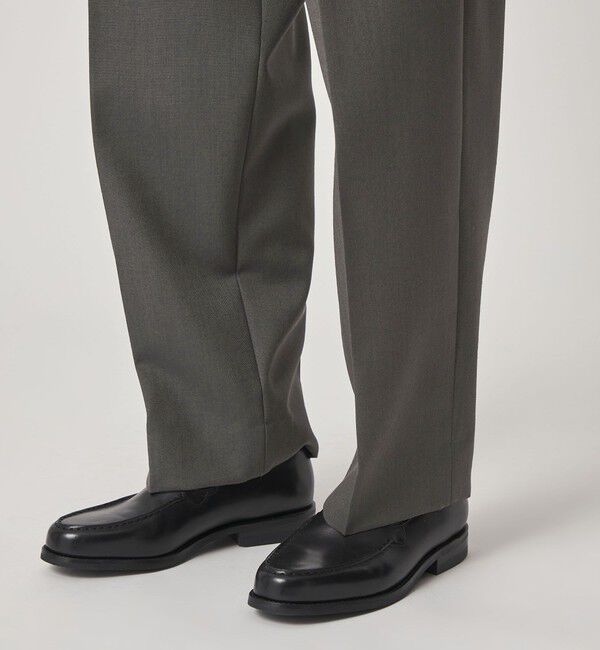 STEVEN ALAN「＜Steven Alan＞ ウール オックスフォード イン ツープリーツ ドレス トラウザーズ」|スラックス|