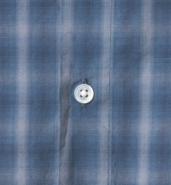 STEVEN ALAN「＜Steven Alan＞ C/L/S オンブレー チェック レギュラーカラー シャツ LOOSE」|シャツ・ブラウス|