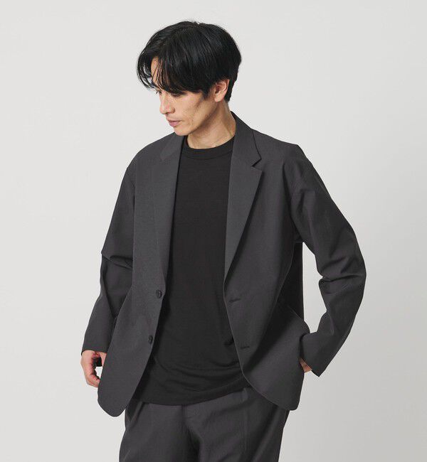BEAUTY&YOUTH UNITED ARROWS「KOMATSU PACK 2ボタン リラックス ジャケット セットアップ対応 撥水 ウォッシャブル」|テーラードジャケット|