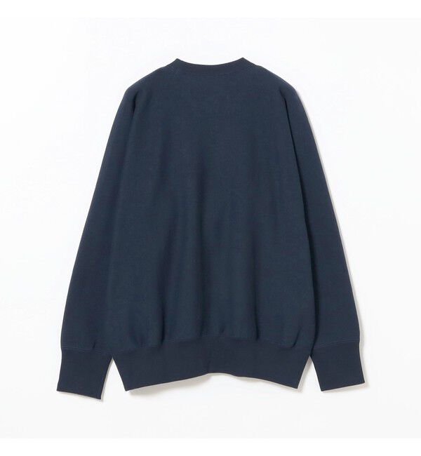 BEAMS PLUS「LOOPWHEELER / 100年起毛 Sweat Crew Neck Print」|スウェット・ジャージ|