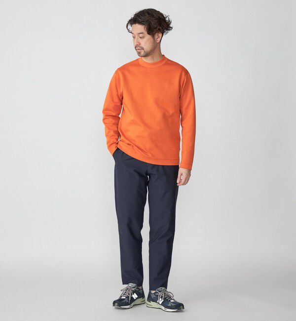 SHIPS「SHIPS:  ハイゲージ クルーネック ダンボールニット 長袖Tシャツ」|Tシャツ・カットソー|