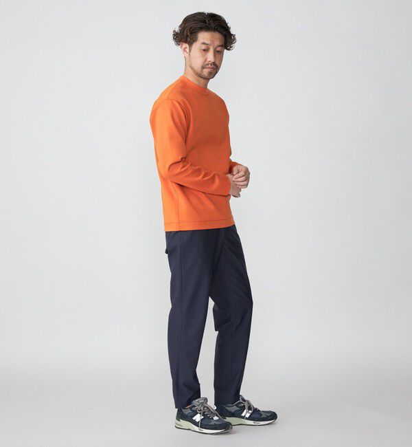 SHIPS「SHIPS:  ハイゲージ クルーネック ダンボールニット 長袖Tシャツ」|Tシャツ・カットソー|