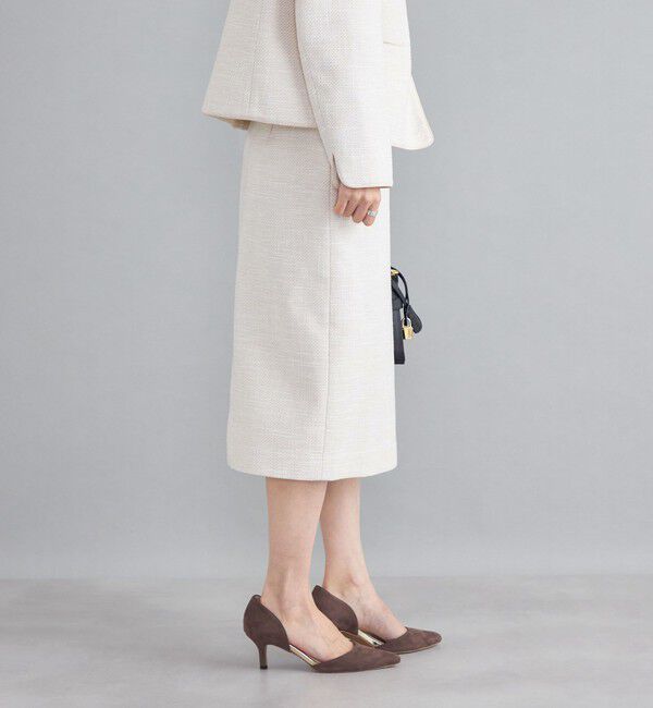 SHIPS for women「ツイードタイトスカート（セットアップ対応）◇」|タイト|