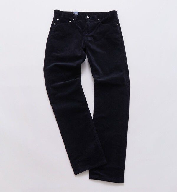 SHIPS「SHIPS: KAKEGAWA コーデュロイ 5ポケット スリム パンツ」|チノ|