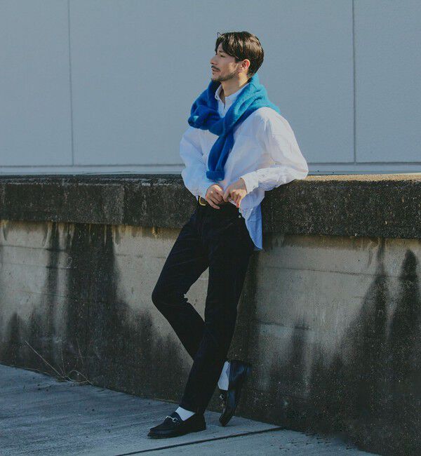 SHIPS「SHIPS: KAKEGAWA コーデュロイ 5ポケット スリム パンツ」|チノ|