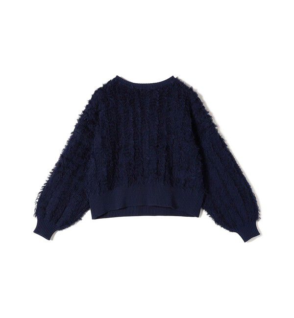 SHIPS for women「〈手洗い可能〉前後 2WAY ドルマン フリンジ プルオーバー 24SS ◇」|ニット・セーター|