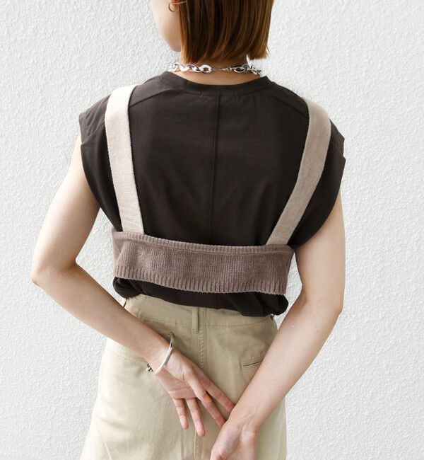 SHIPS for women「〈手洗い可能〉モールヤーン ニット ビスチェ」|ニット・セーター|