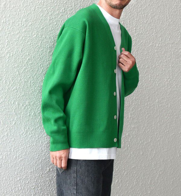 SHIPS any「SHIPS any: 〈手洗い可能〉 ハーフミラノリブ Vネック ニット カーディガン◇」|カーディガン|