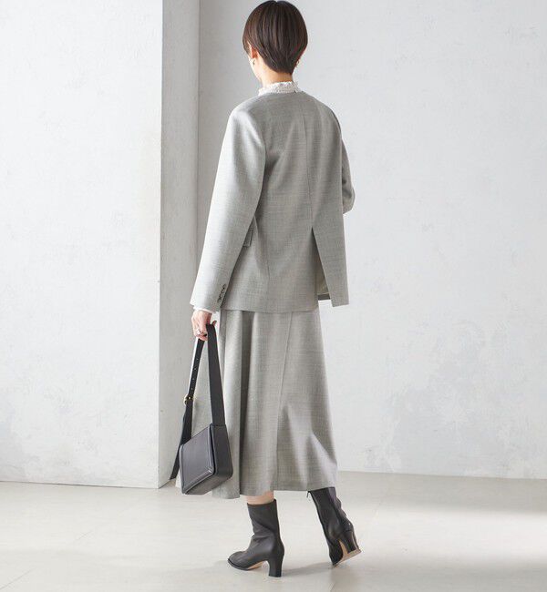 SHIPS for women「ウール ツイル フレア スカート（セットアップ対応）」|スカート|