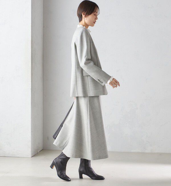 SHIPS for women「ウール ツイル フレア スカート（セットアップ対応）」|スカート|