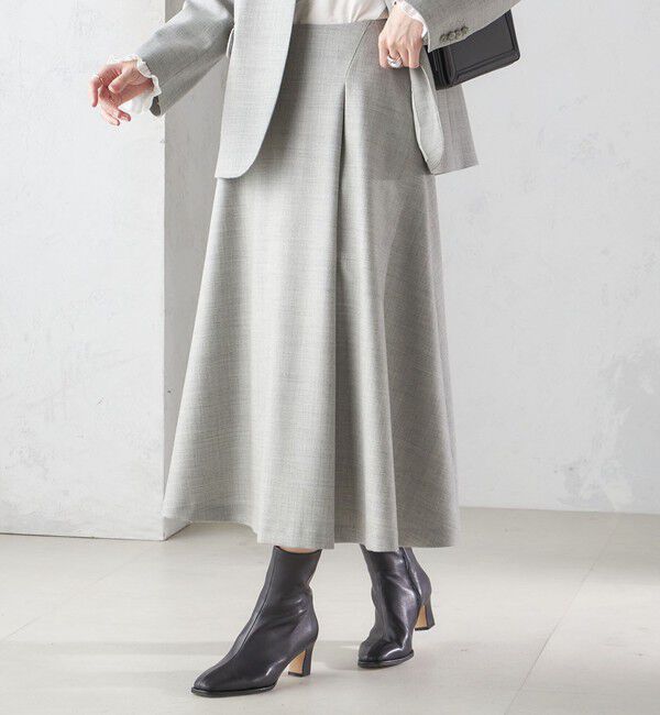 SHIPS for women「ウール ツイル フレア スカート（セットアップ対応）」|スカート|