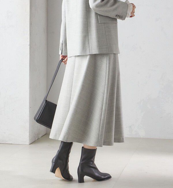 SHIPS for women「ウール ツイル フレア スカート（セットアップ対応）」|スカート|