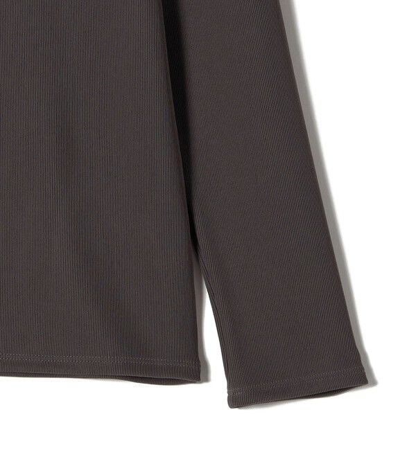 SHIPS for women「〈洗濯機可能〉ストレッチ リブ ロング スリーブ TEE」|Tシャツ・カットソー|