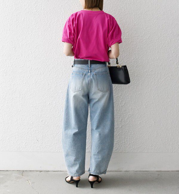 SHIPS any「SHIPS any:〈UVカット/接触冷感/吸水速乾/洗濯機可能〉USAコットン ツイスト TEE」|Tシャツ・カットソー|