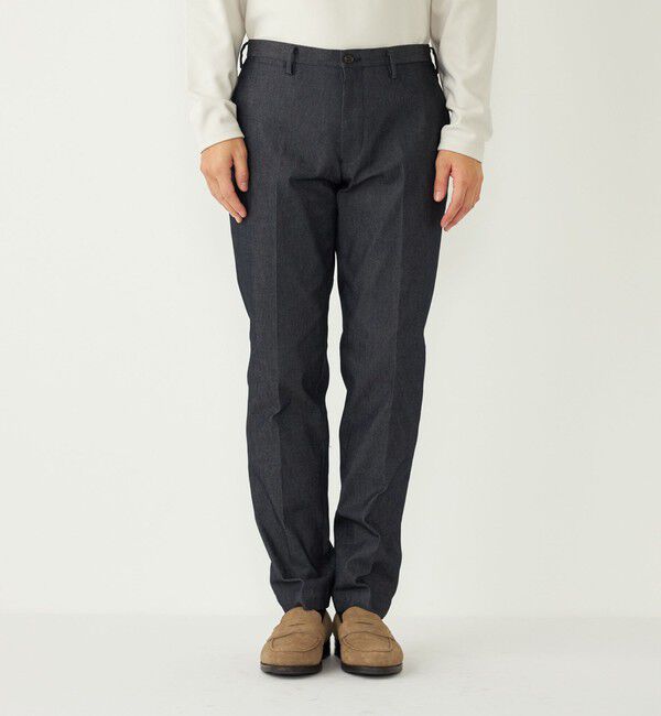 SHIPS Colors 「SHIPS Colors:〈洗濯機可能〉デニムライク チノ スラックス◇」|スラックス|