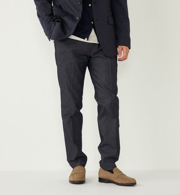 SHIPS Colors 「SHIPS Colors:〈洗濯機可能〉デニムライク チノ スラックス◇」|スラックス|