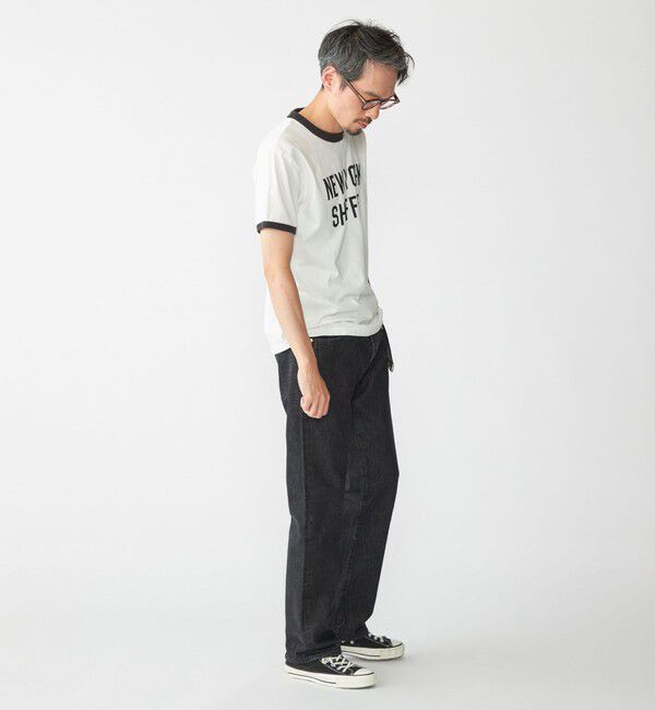 SHIPS「【SHIPS別注】THE DAY ON THE BEACH: プリント リンガー Tシャツ」|Tシャツ・カットソー|