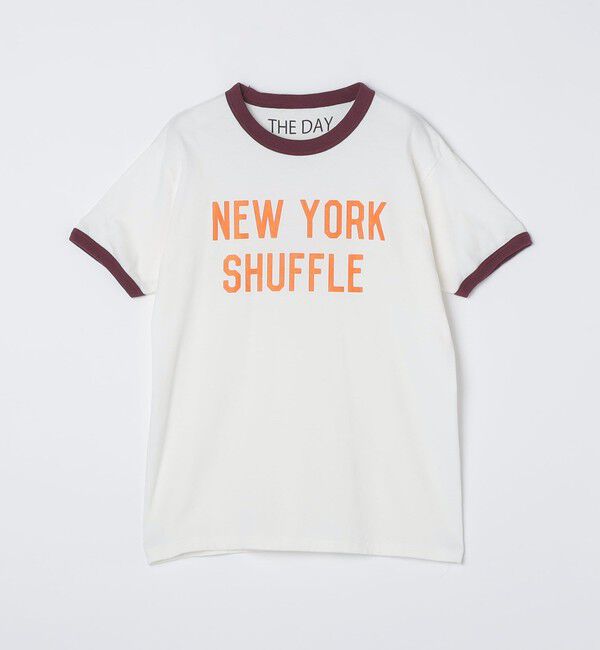 SHIPS「【SHIPS別注】THE DAY ON THE BEACH: プリント リンガー Tシャツ」|Tシャツ・カットソー|