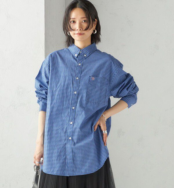 SHIPS for women「【SHIPS別注】LOGAN KNITTING MILLS:〈洗濯機可能〉チェック シャツ」|シャツ・ブラウス|