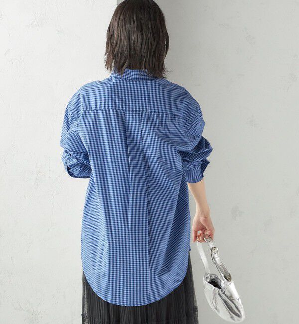 SHIPS for women「【SHIPS別注】LOGAN KNITTING MILLS:〈洗濯機可能〉チェック シャツ」|シャツ・ブラウス|