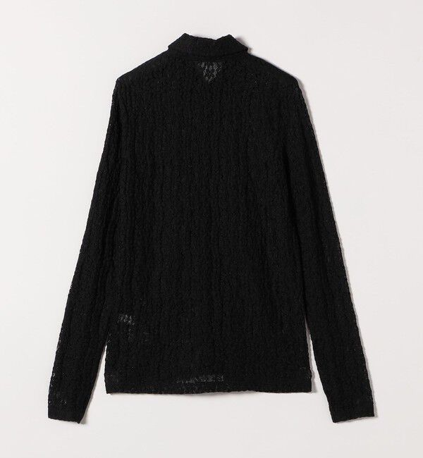 quaranciel「quaranciel:〈手洗い可能〉フラワー レース ストレッチ レギュラーカラー シャツ カットソー」|Tシャツ・カットソー|