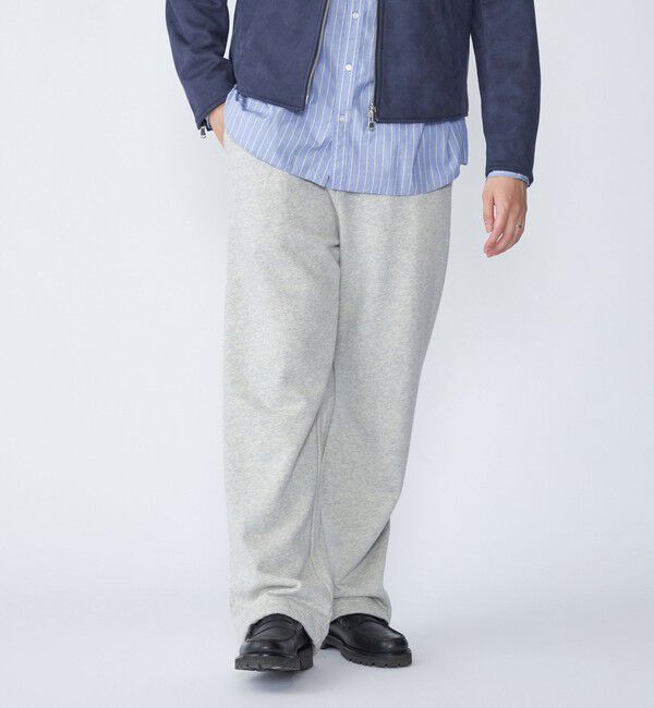 SHIPS「SHIPS: コットン ワイド スウェット パンツ」|その他|グレー
