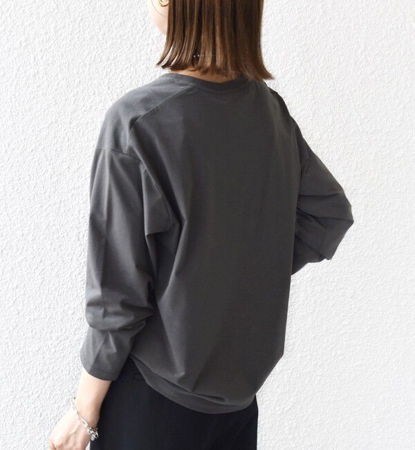 SHIPS for women「プリント ロゴ ロング スリーブ TEE」|Tシャツ・カットソー|