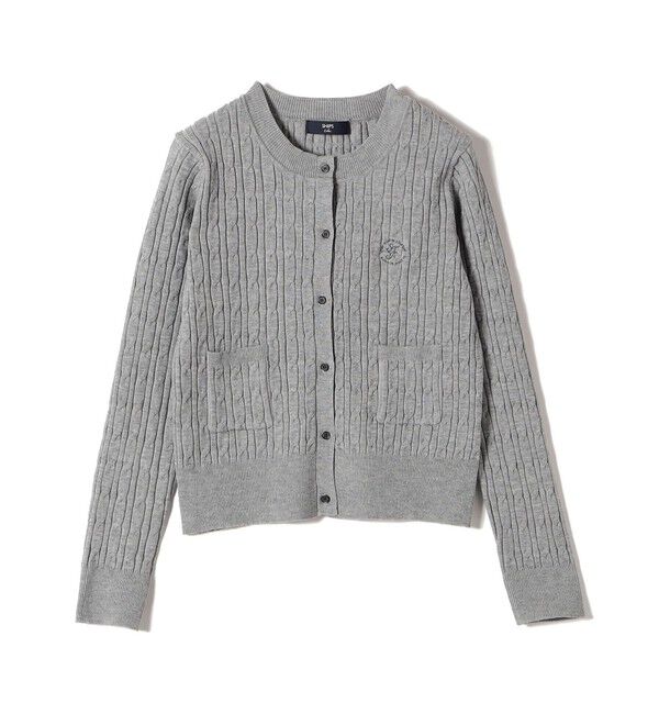 SHIPS Colors 「SHIPS Colors:〈手洗い可能〉ミニケーブル カーディガン◇」|カーディガン|