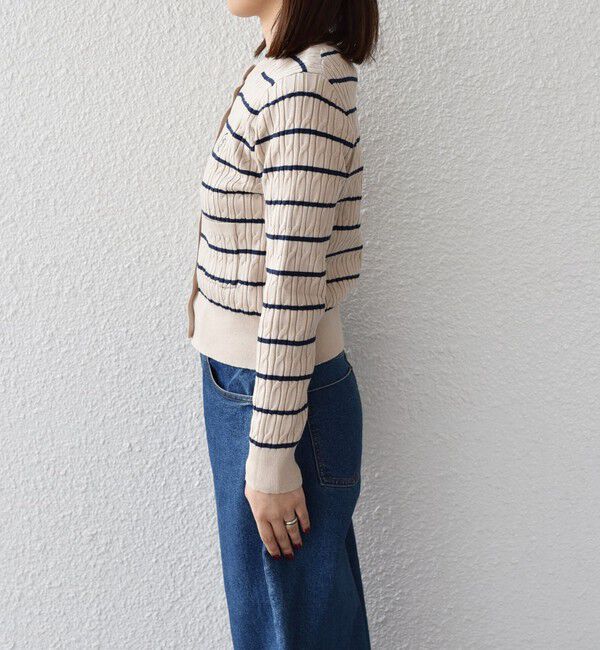 SHIPS Colors 「SHIPS Colors:〈手洗い可能〉ミニケーブル カーディガン◇」|カーディガン|