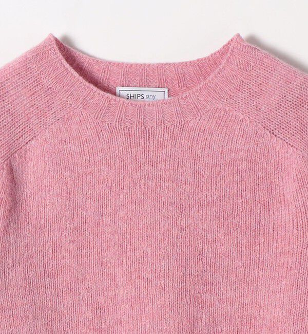 SHIPS any「【SHIPS any別注】Harley of Scotland: シェットランド クルーネック ニット 25AW」|ニット・セーター|