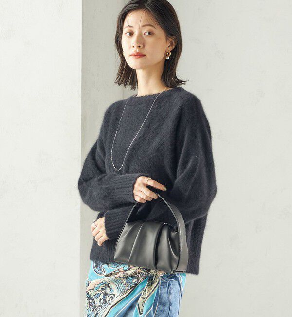 SHIPS for women「〈手洗い可能〉フォックス クルーネック ニット プルオーバー」|ニット・セーター|