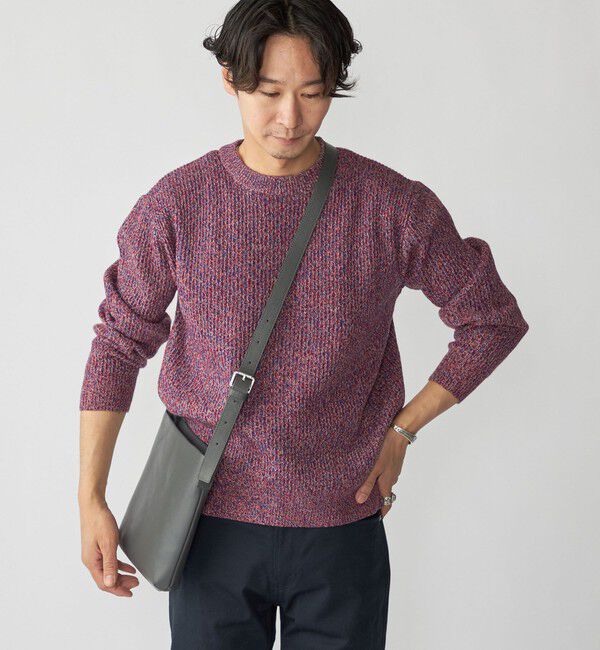 SHIPS「SHIPS:〈手洗い可能〉メランジ クルーネック ニット」|ニット・セーター|