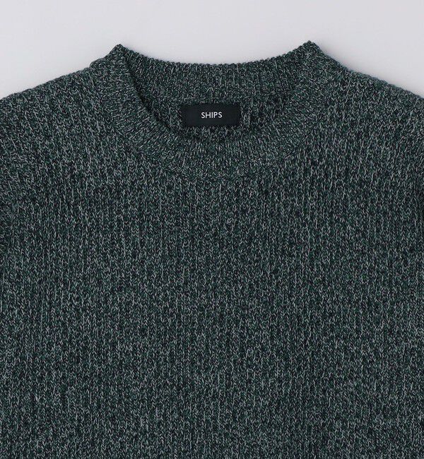 SHIPS「SHIPS:〈手洗い可能〉メランジ クルーネック ニット」|ニット・セーター|