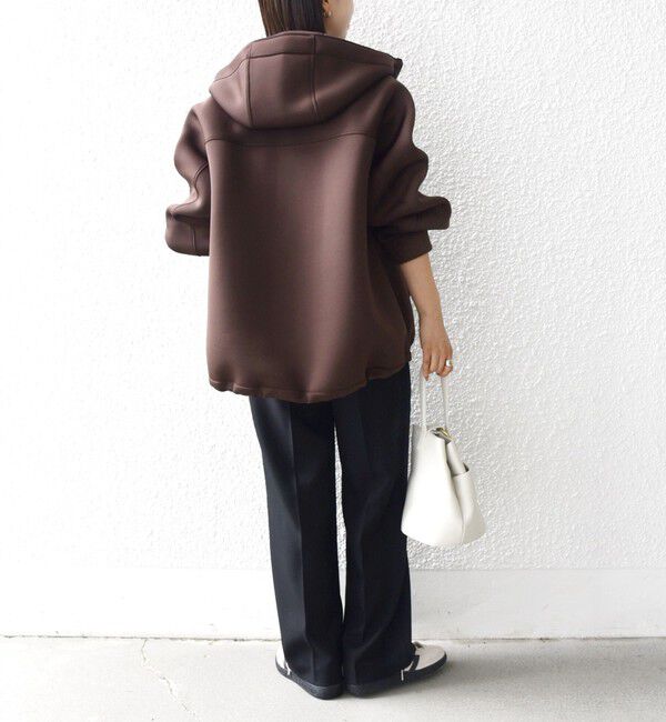 SHIPS for women「【WEB限定】〈手洗い可能〉ダンボール ダブルジップ フーディー 3」|パーカー|