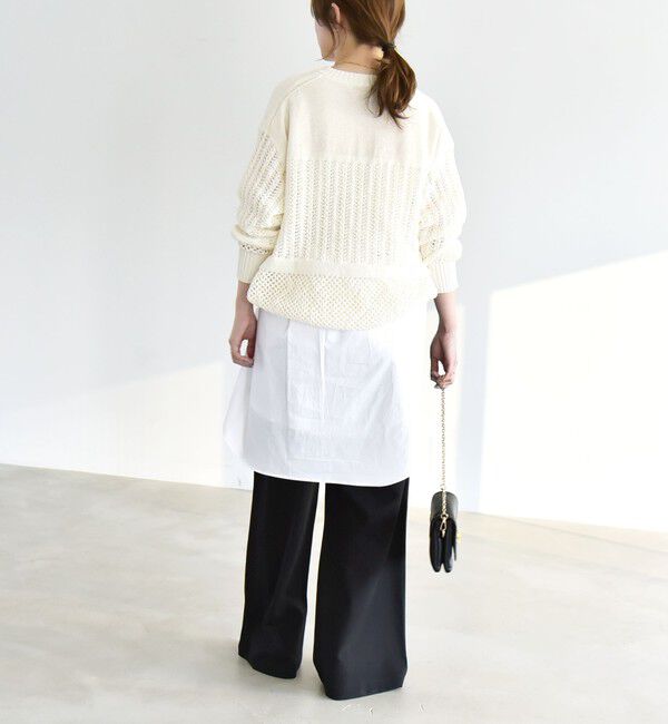 quaranciel「quaranciel:〈洗濯機可能〉ライト ポンチ ロゴ刺繍 スウェット パンツ」|その他|